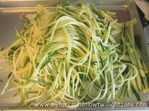 zucchini zoodles