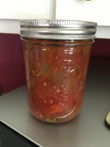 Home canned stewed tomatoes